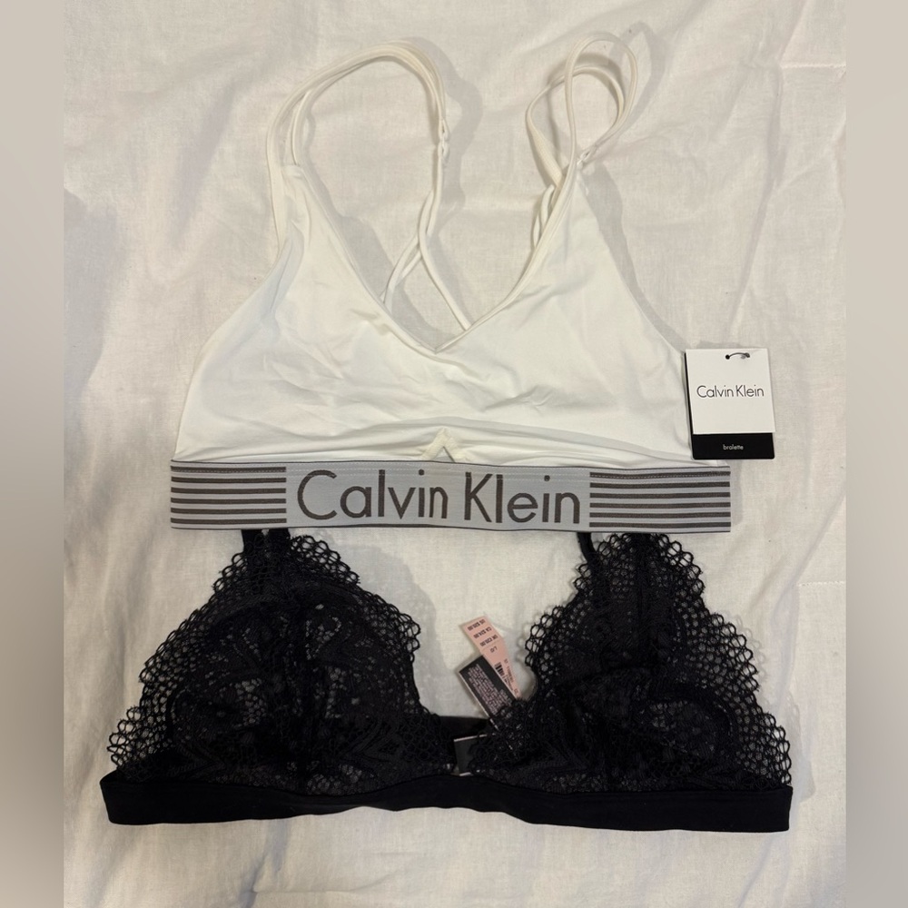 (2) NWT Bralette Pair